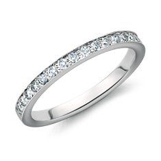 Cathedral Pavé Diamond Ring in 14k White Gold (1/5 ct. tw.)