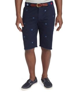 Crab Embroidered Bermuda Shorts   Brooks Brothers