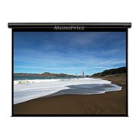 Motorized Projection Screen (Somfy Motor) w/ IR Remote   Matte White 
