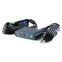 Product Image for 2 Port Linxcel PS2 KVM Switch w/ Audio Support and 