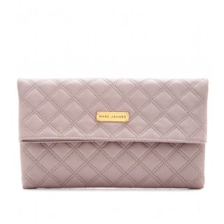 Marc Jacobs   LARGE EUGENIE QUILTED LEATHER CLUTCH    