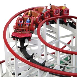 The Classic Wooden Roller Coaster   Hammacher Schlemmer 