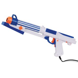 The Clone Wars Plug And Play Blaster Game   Hammacher Schlemmer 