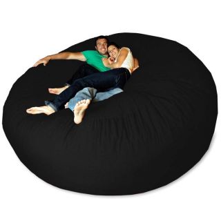 Micro Suede Giant Bean Bag Chair at Brookstone—Buy Now