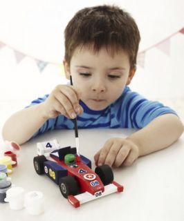 Make Your Own Wooden Racing Car   craft & felt kits   Mothercare