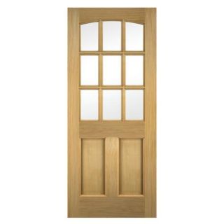 Georgia Oak Veneer Exterior Door 762mm   External Oak Veneer Doors 