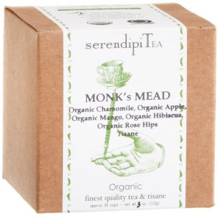 SerendipiTea Monks Mead, Tisane, Organic Chamomile, Apple, Hibiscus 