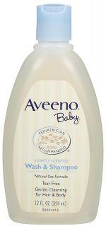 Aveeno Baby Wash & Shampoo  12 oz   