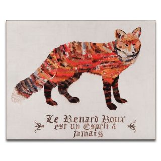 RED FOX  DOLAN GEIMAN  fox art, print, collage  UncommonGoods