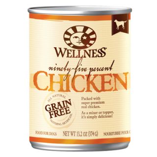 Wellness Ninety Five Percent Chicken Canned Dog Food (Click for Larger 