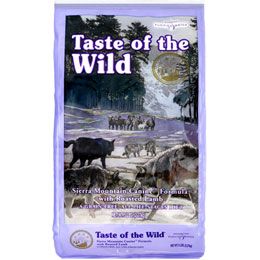 Taste of the Wild Sierra Mountain Canine Formula with Roasted Lamb Dry 