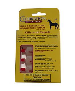 Celebration Spot On Insect Repellent for Horses, Pack of 3   5003126 