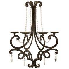 Traditional Harmony Chandelier Wall Sconce Candle Holder