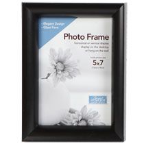 Home Floral Supplies & Decor Frames Contemporary Black Plastic Photo 