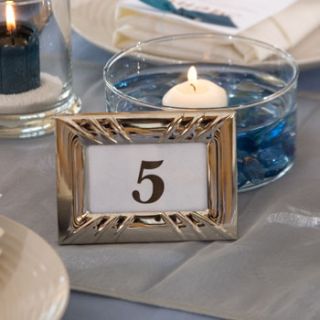 Bulk Wedding Idea Framed Table Numbers or Place Cards at DollarTree 