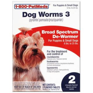 Dog Worms 3   Dog wormer, Pork Flavored De Wormer   1800PetMeds