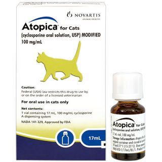 Atopica for Cats   Feline Allergic Dermatitis Relief   1800PetMeds