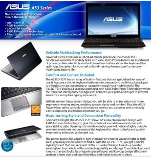 Buy the ASUS Core i7 4GB/750GB NVIDIA GT 610M Laptop .ca