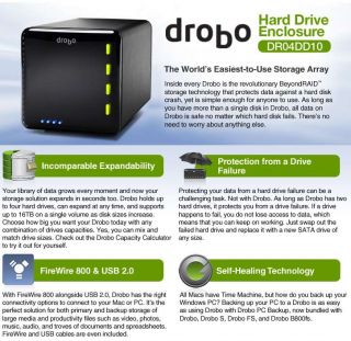 Buy the Drobo DR04DD10 4 Bay HD Enclosure .ca