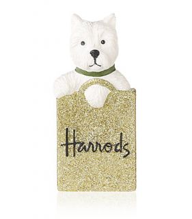 Harrods – Harrods Westie in Gold Bag Magnet at Harrods 