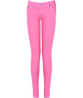 True Religion Neon Pink Shannon Skinny Fit Jeans  Damen  Jeans 