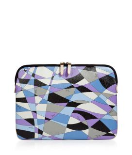Emilio Pucci Lavender/Black Laptop Case  Damen  Accessories 
