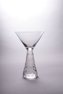 Arctic Romanian Crystal Martini Cocktail Glass Glassware Barware 12oz 