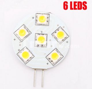 G4 6 LED Warm White Spotlight Spot Light Bulbs Lamp (12V)   Tmart