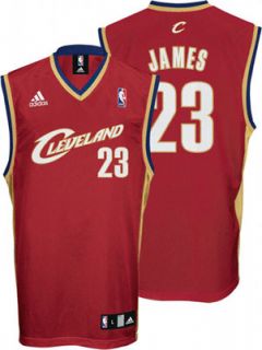 LeBron James Youth Jersey adidas Maroon Replica #23 Cleveland 