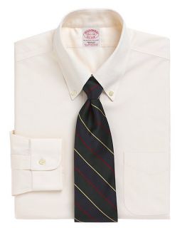 Supima® Cotton Non Iron Regular Fit Button Down Dress Shirt Ecru