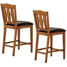 Set of Two Harbine Collection Counter Height Dining Chairs