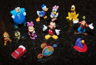 NEW MICKEY MOUSE CLUBHOUSE PLAYSET w/ 12 FIGURES TOY FIGURINES CAKE 
