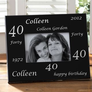 1708   Birthday Cheers Personalized Photo Frame   Example 1