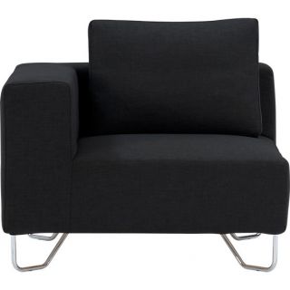 lotus antrazit corner chair in chairs  CB2