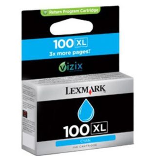 MacMall  Lexmark 100XL Cyan High Yield Return Program Ink Cartridge 