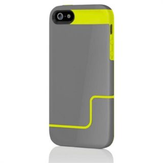 MacMall  Incipio EDGE PRO for iPhone 5   Gray/Neon Yellow IPH 833