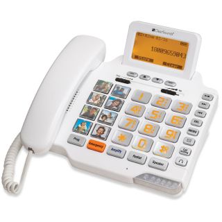 The Best Corded Clarity Telephone   Hammacher Schlemmer 