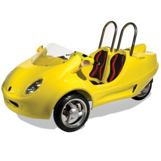 The Three Wheeled Scooter Coupe   Hammacher Schlemmer 