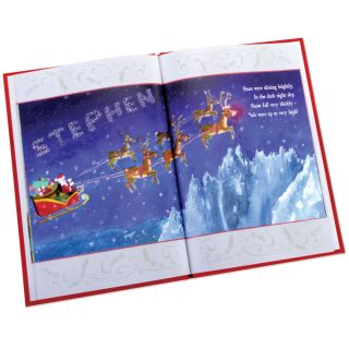 Santas Personalized Christmas Book   Hammacher Schlemmer 