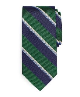 Multi Weave Sidewheeler Stripe Tie   Brooks Brothers