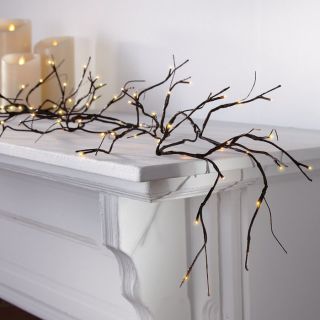 Electric Pre lit Branch Garland at Brookstone—Buy Now