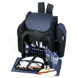 Picnic Plus Tandoor 4 Person Deluxe Picnic Basket Backpack—Buy Now