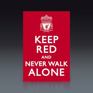 Liverpool Keep Red 2x3 Poster  SOCCER