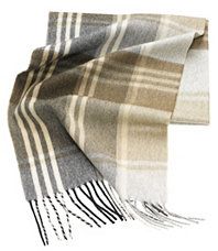 Pure Cashmere Patterned Scarves