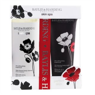 Baylis and Harding Rose/Ylang Ylang/Patchouli Spa Set 200ml/500ml