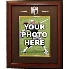 Caseworks NFL Shield Mahogany Cabinet Picture Frame   