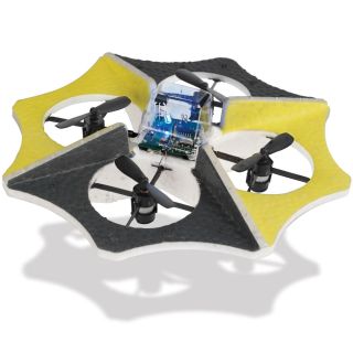The Remote Controlled Gyroscopic Flying Saucer   Hammacher Schlemmer 