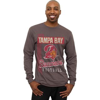 Mens Tampa Bay Buccaneers Vintage Vertical Lines Long Sleeve T Shirt 