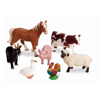 Jumbo Realistic Farm Animal Toys at Brookstone—Buy Now