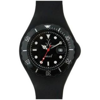 Toy Watch Unisex Black Jelly Thorn Time Only Watch